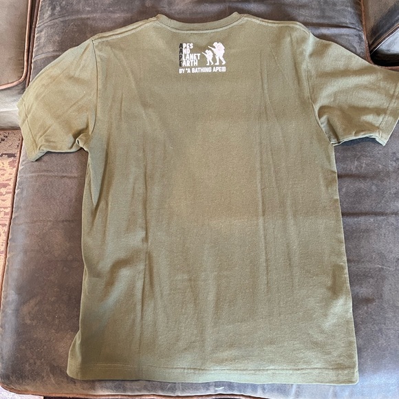 AAPE By A Bathing Ape Tshirt Men’s Medium Green/Camo - Picture 2 of 4